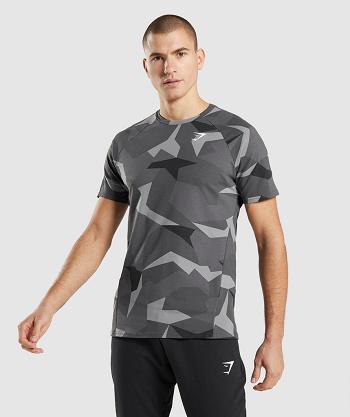 T Shirts Gymshark Critical Hombre Negras | CO 3433GSO